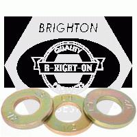 SAE L9 TENSION FLAT WASHERS PATTERN ZINC & YELLOW CR+3 (USA) (INCH)