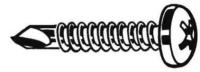 TEKS/2, SELF DRILLING SCREWS, ZINC CR+3, (USA) (INCH)