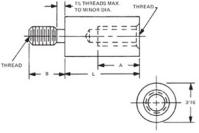 Round Male-Female Standoff