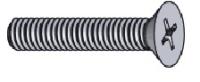 MACHINE SCREW, PHILLIPS FLAT HEAD, STAINLESS STEEL 18 8 (INCH)