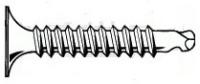 SELF DRILLING DRYWALL SCREW, PHOSPHATE, LOW CARBON (INCH)
