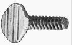 THUMB SCREW, TYPE B, NO SHOULDER, ZINC CR+3 (INCH)