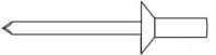 Closed End-Countersunk (ALUM./STEEL)
