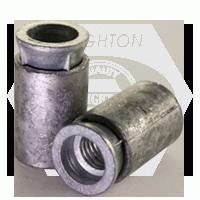 MACHINE SCREW ANCHOR, ZINC ALLOY CONE LEAD SLEEVE (INCH)