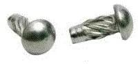 METALLIC DRIVE SCREW, ROUND HEAD, TYPE U, ZINC CR+3 (INCH)