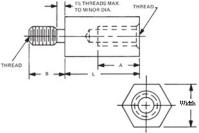 Hex Male Female Standoff