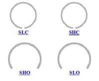 SLC, SLO, SHC, SHO Constant Snap Ring-Square Section