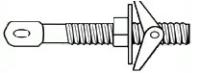 TOGGLE BOLTS   ACOUSTICAL   ZINC CR+3