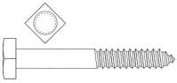 SQUARE LAG SCREWS, A307 GRADE A, PLAIN (INCH)