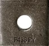 SQUARE BEVELED F436 HARDENED WASHER, PLAIN (INCH)