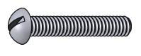 MACHINE SCREWS, ROUND SLOTTED, STAINLESS STEEL 18 8 (INCH)