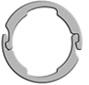 'LC' Shaft Ring, Radially Assembled, External Interlocking
